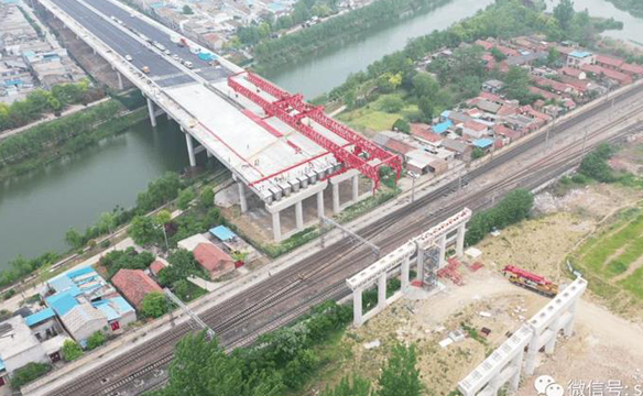 宿州市銀河路一路上跨京滬鐵路立交橋路基、給排水、河道整治工程